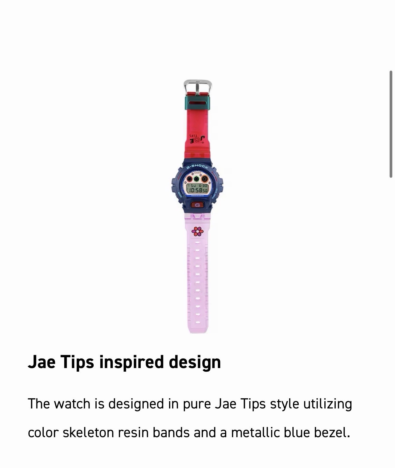 Casio G-SHOCK x JAE TIPS Collaboration DW6900JT25-2CR New Complexcon Las Vegas