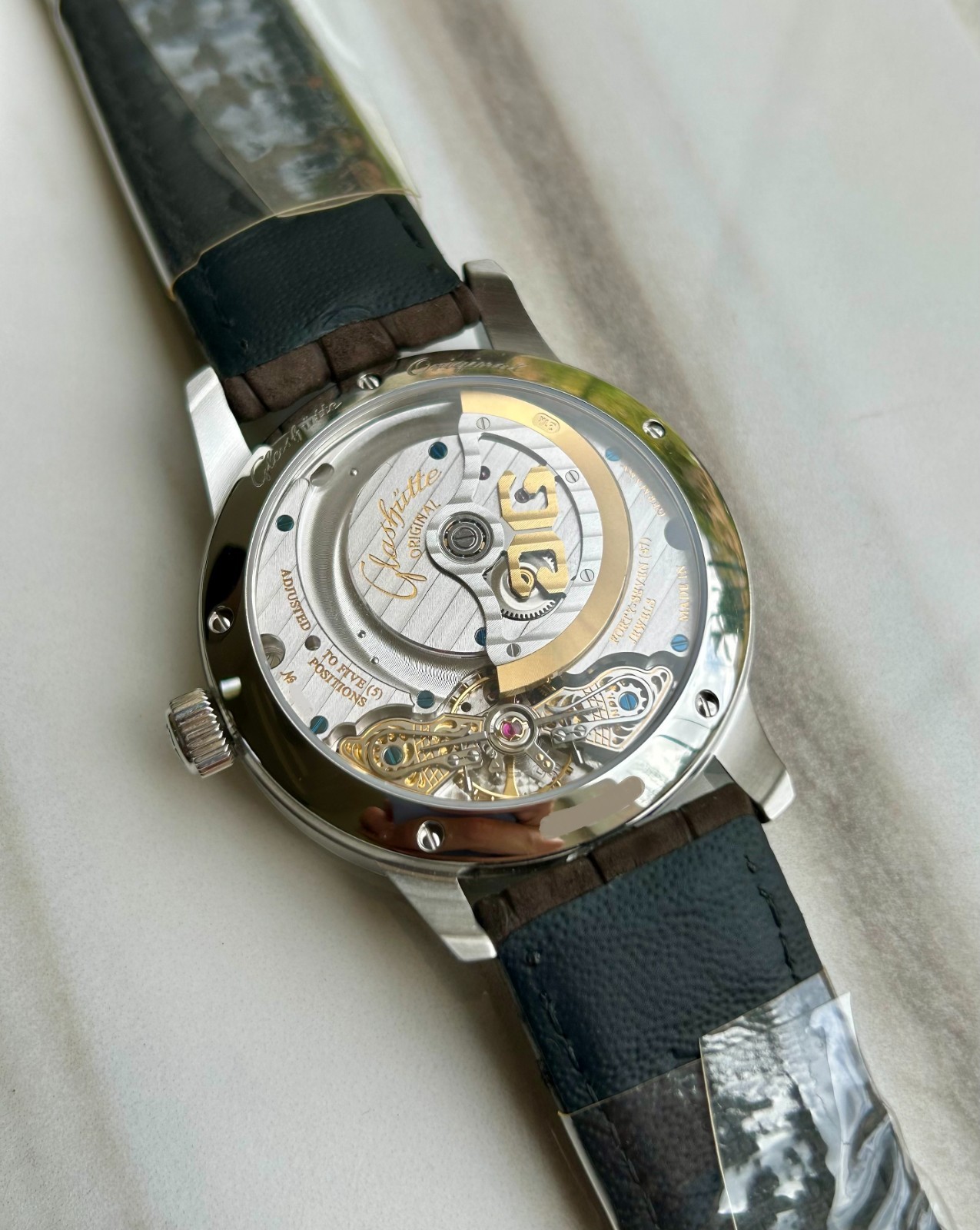 Glashütte Original PanoMaticLunar – Green fumé dial – 2026 New Set
