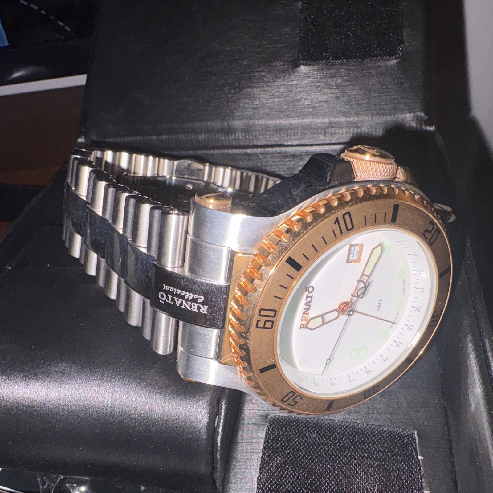 Renato TRex Diver GMT Men’s Quartz 52mm White Dial Limited Edition 16/100