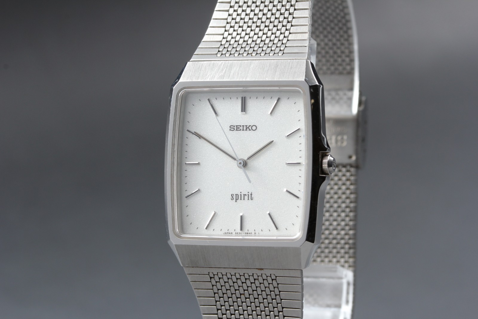 [Near MINT] SEIKO Spirit 5E31-5A70 29mm White Dial Quartz Men’s Watch from JAPAN