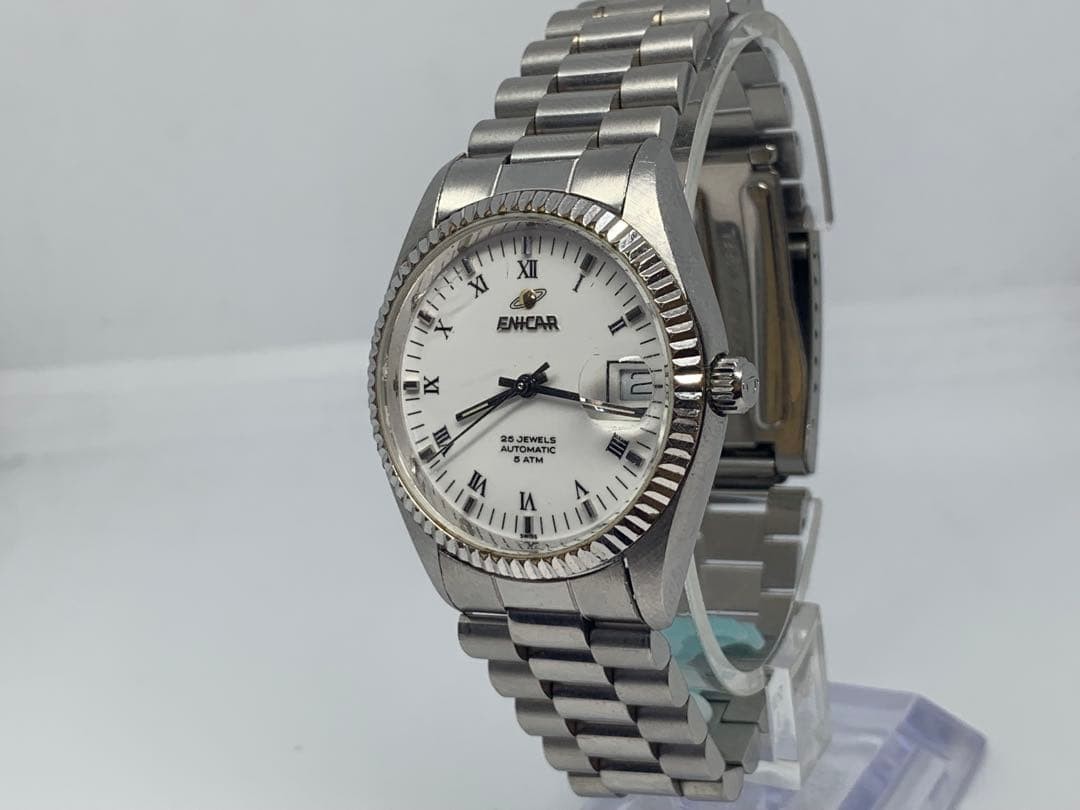 [A4M] Enicar 5ATM 25 Jewels Vintage Automatic Mens Watch Used [r2n]