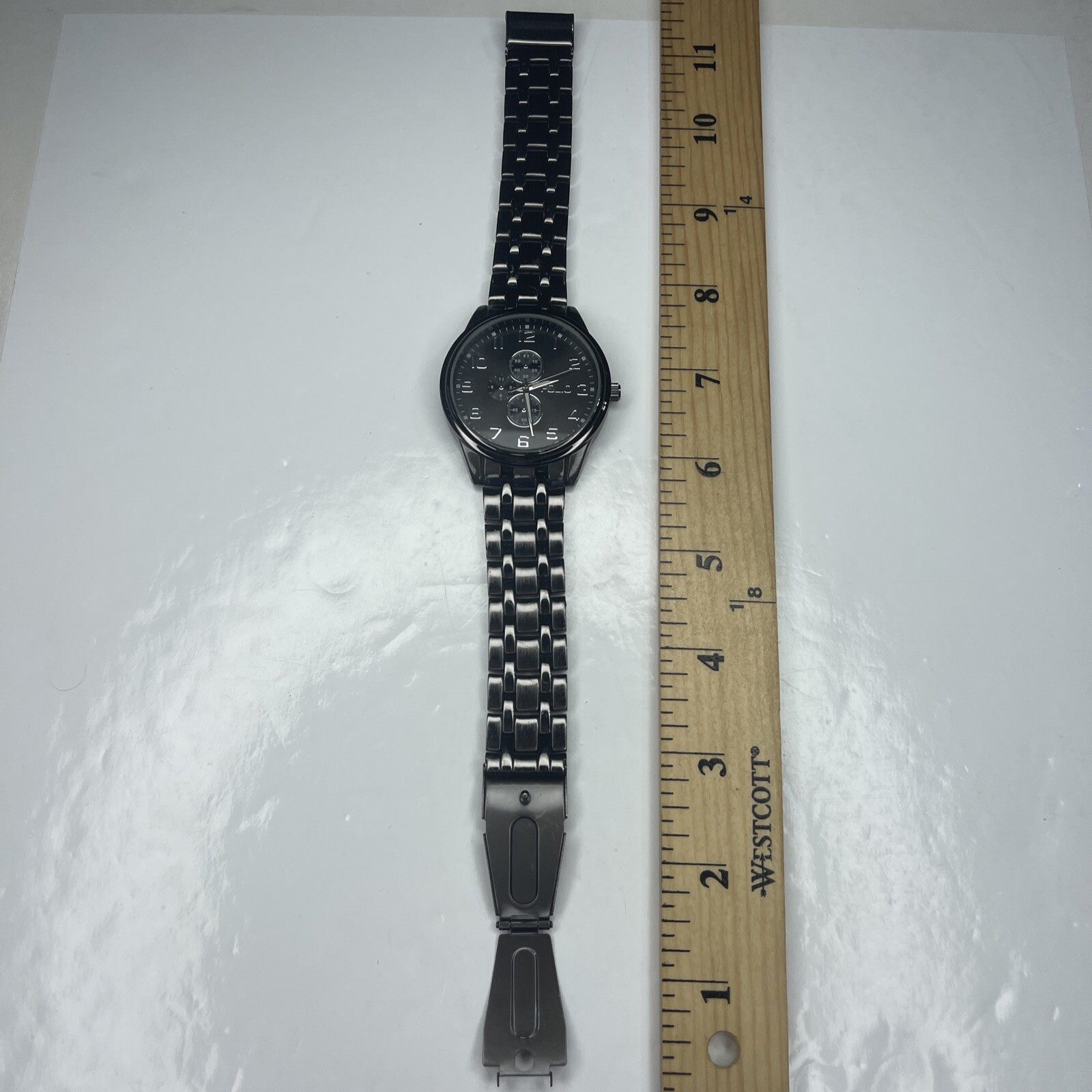 E Folio Charcoal Gunmetal FMD MSG070 Japan Black Stainless Repair Untested