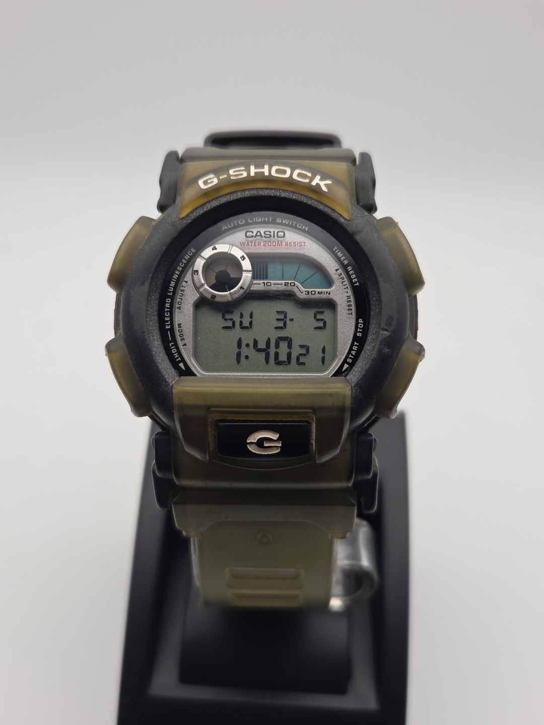 Men’s Casio G-SHOCK DW-003 Green, MAXIMUM 8.5 INCHES WRIST