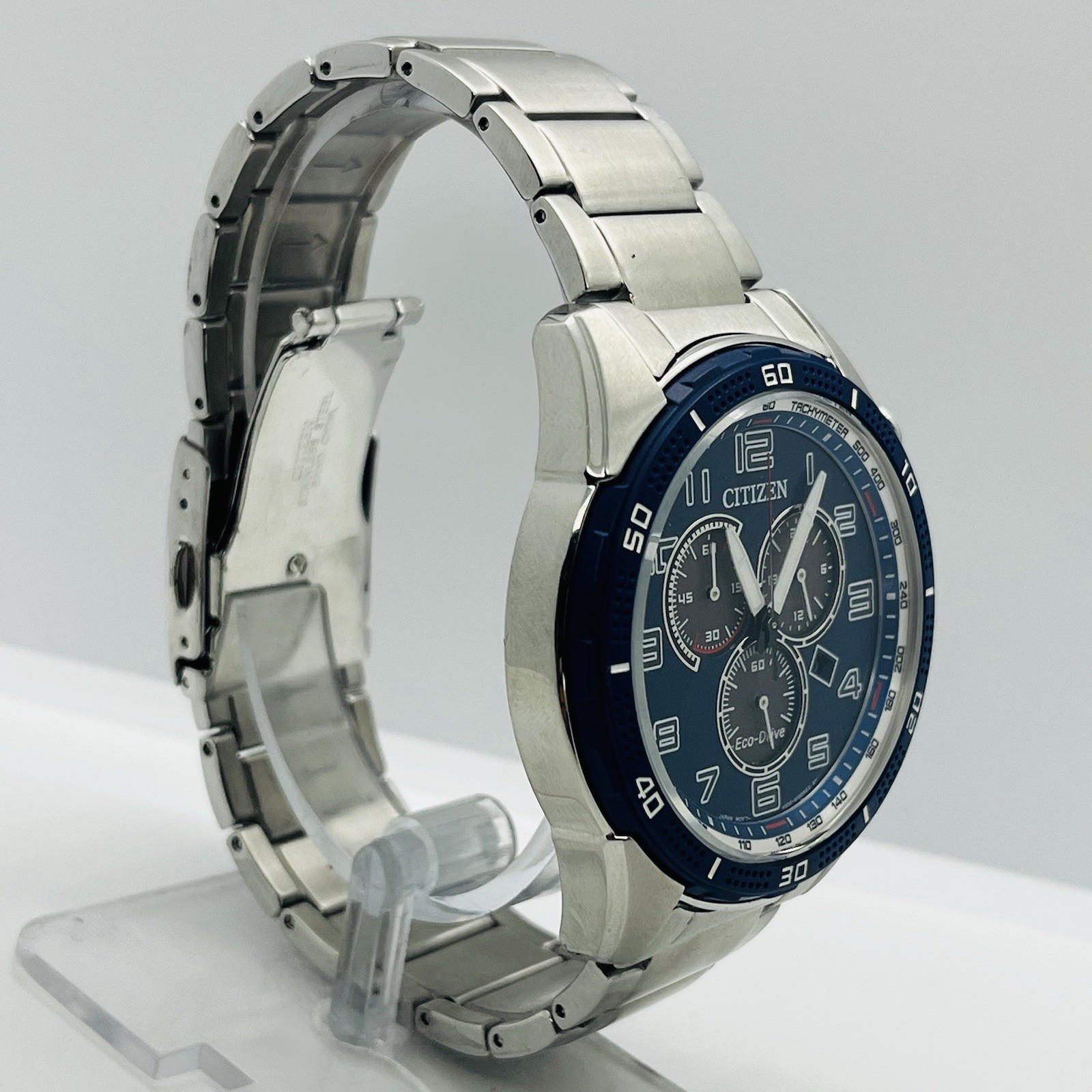 Citizen AR Chronograph Men’s Eco-Drive Blue Steel 45mm Watch AT2440-51L