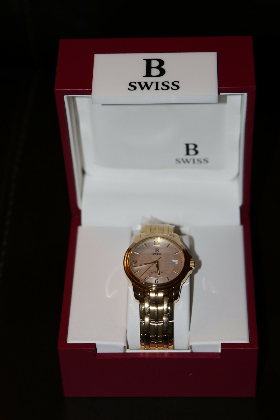 B Swiss by Bucherer Prestige Men’s Swiss Made Automatic Luxury Watch $3050 NEW