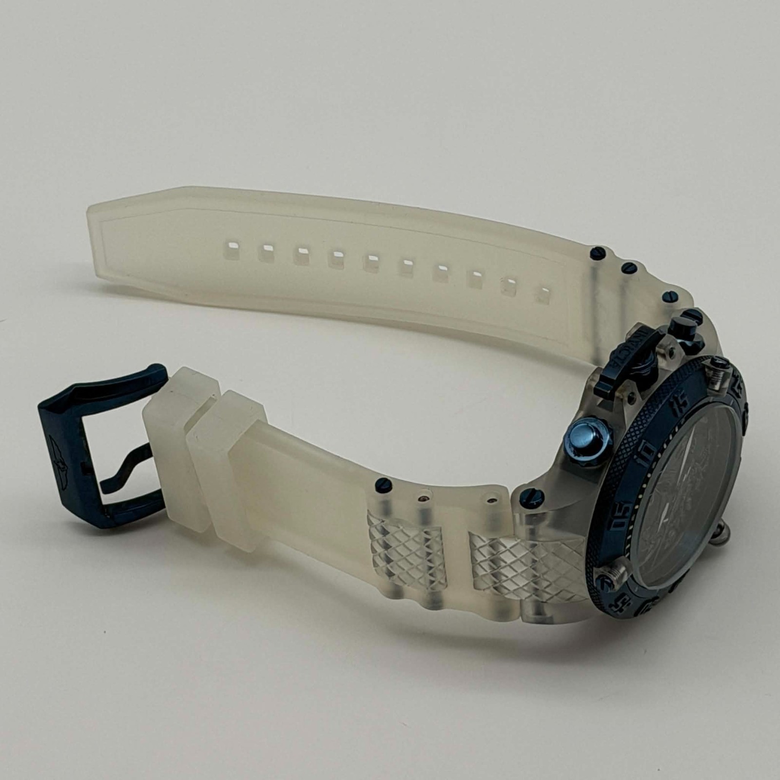 INVICTA Subaqua 50mm Silver Blue Koi Fish Men’s Watch 24358