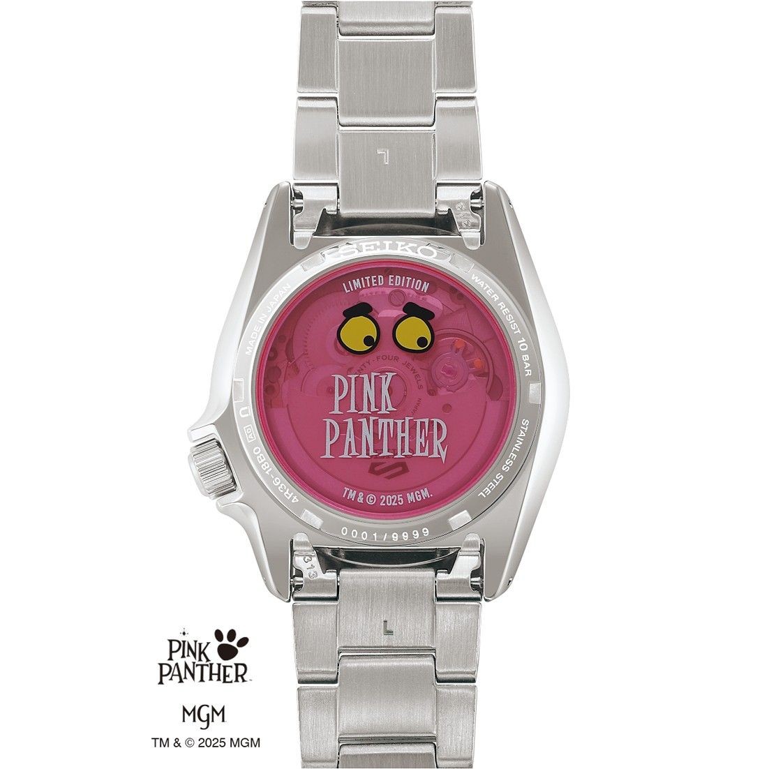 Seiko 5 Sports SBSA321 Pink Panther Automatic Limited Japan Watch