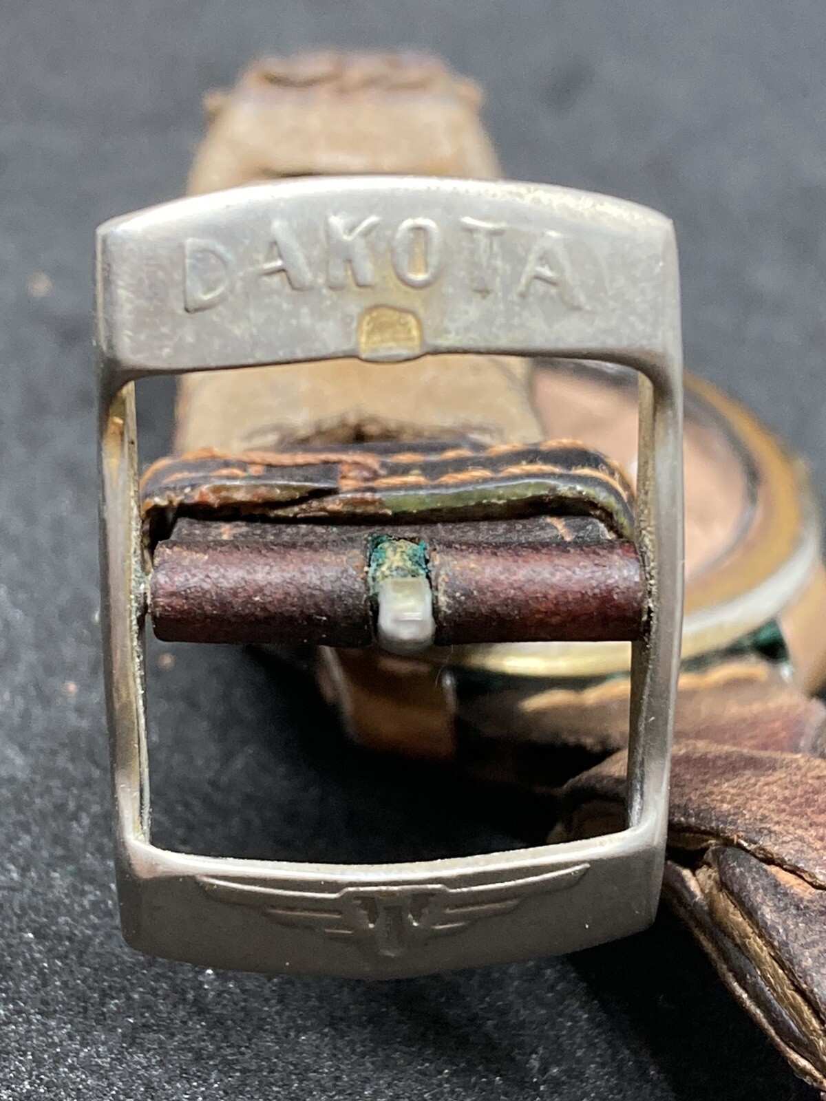 Vintage United Colors of Benetton by Bulova Leather band Dakota watch