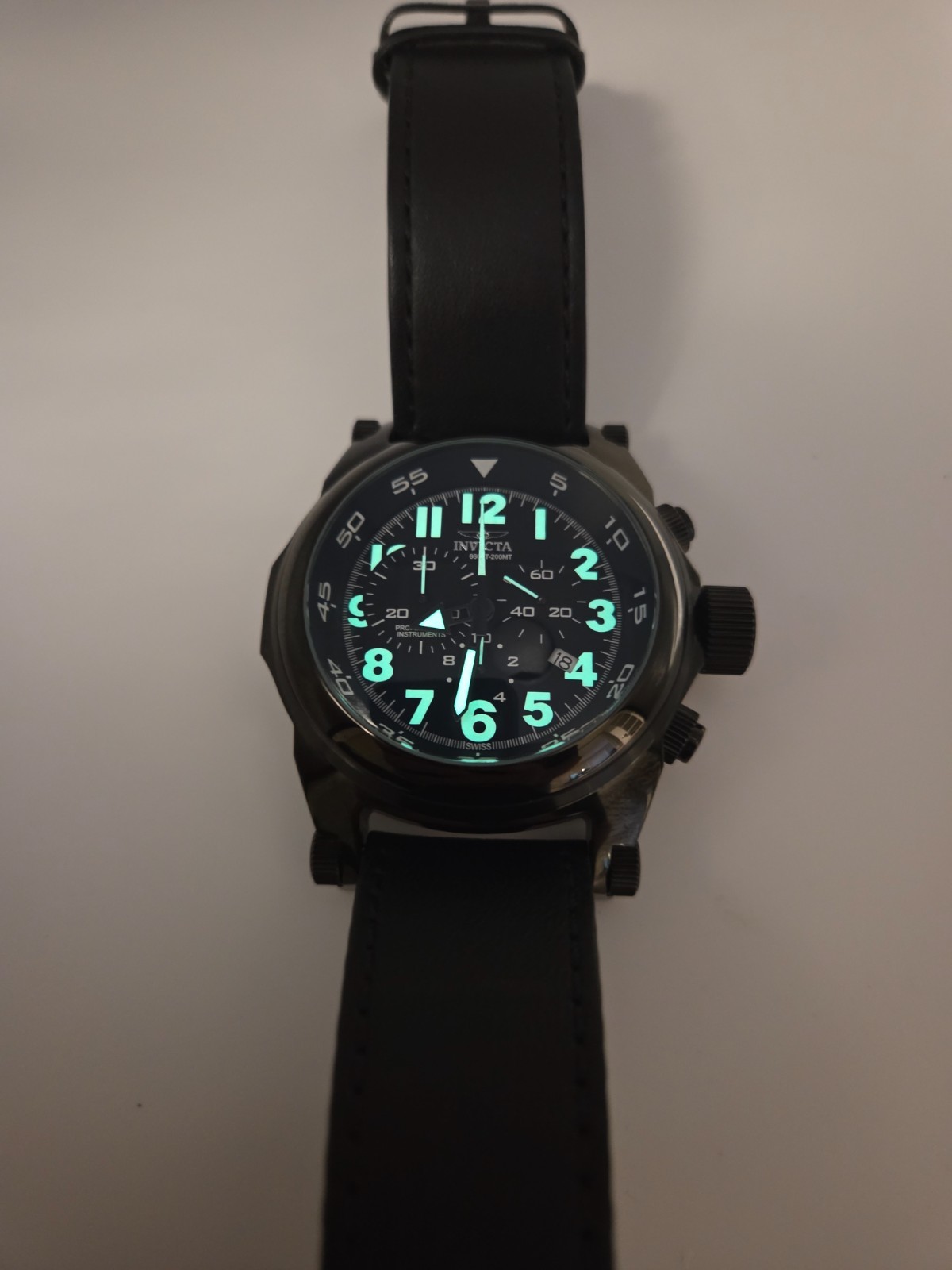 SUPER RARE INVICTA I-FORCE «TO BE RECKONED WITH» F0046 Swiss Chronograph Watch