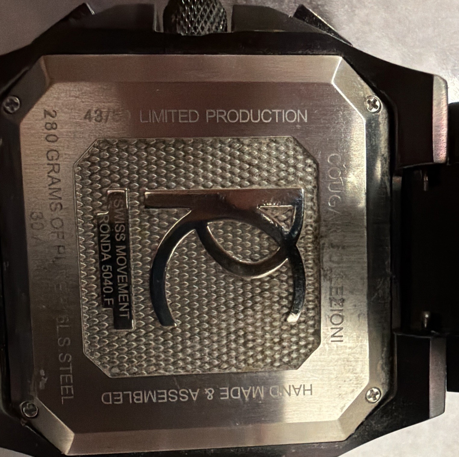 Renato Collezioni Cougar Limited Edition Quartz Purple Dial Day Date 48mm