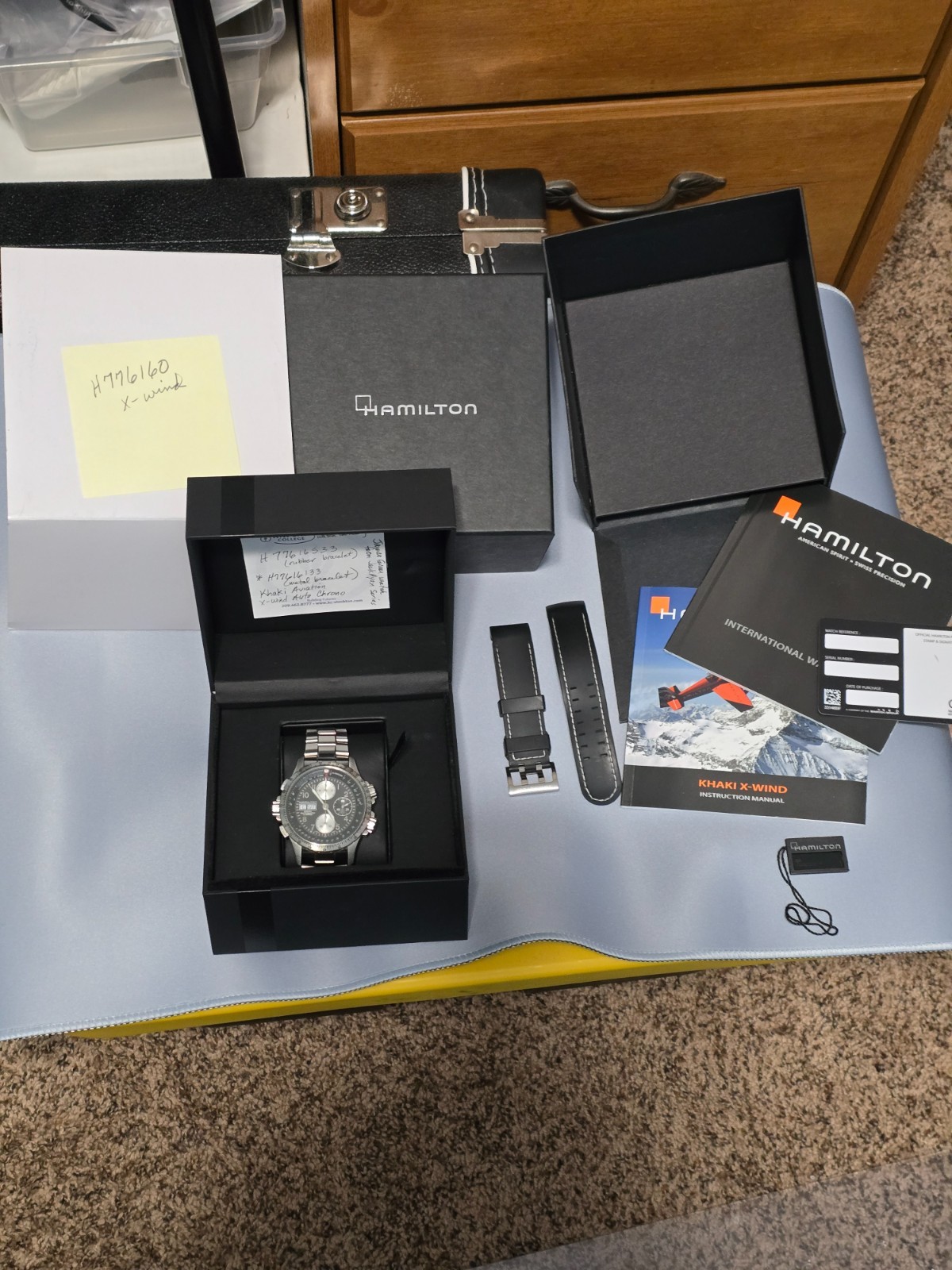 Hamilton Khaki X-Wind Men’s Black Watch – H776160 – FULL SET