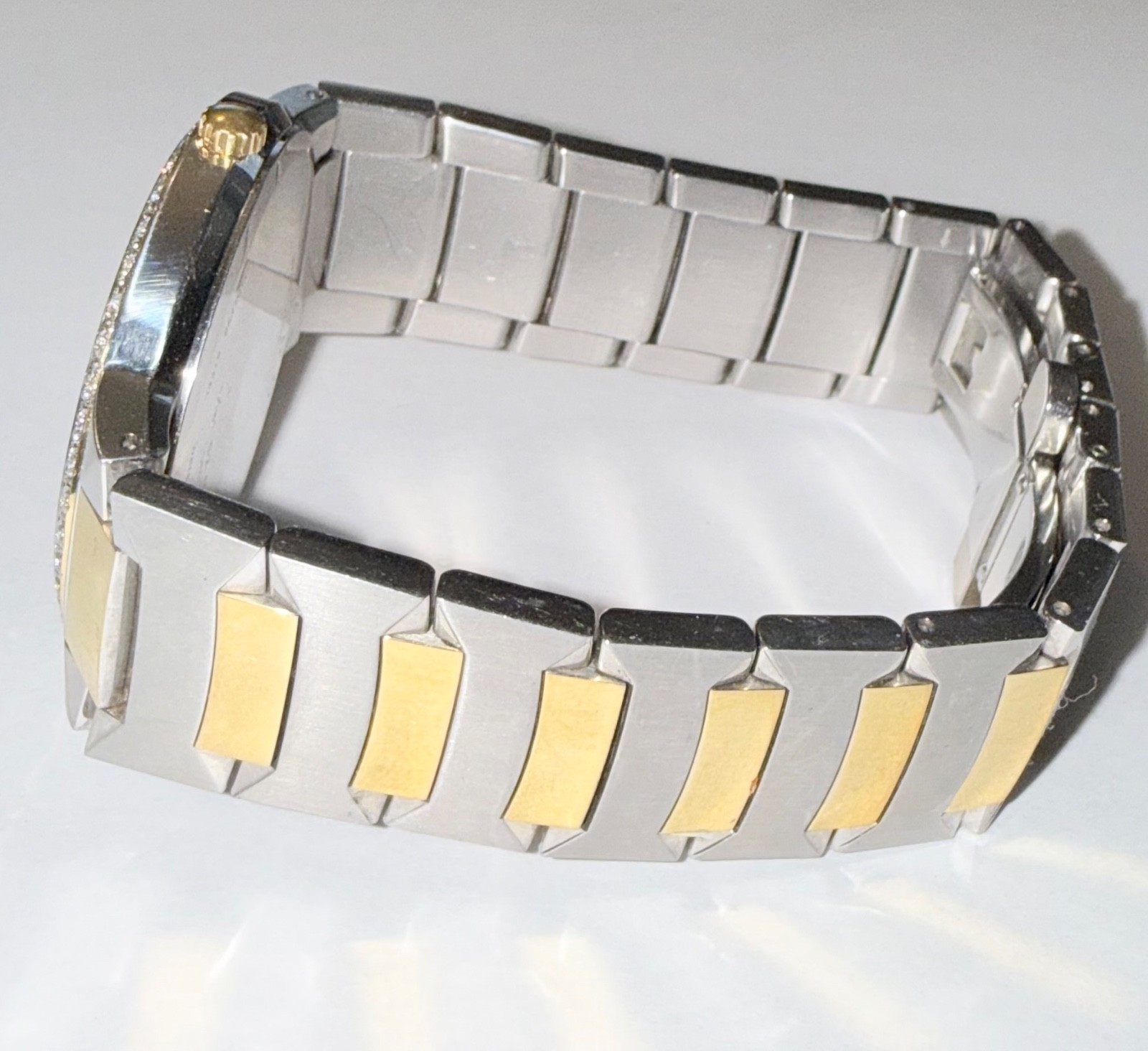 Authentic Movado Temo Two Tone Men’s Lab Grown Diamond Watch