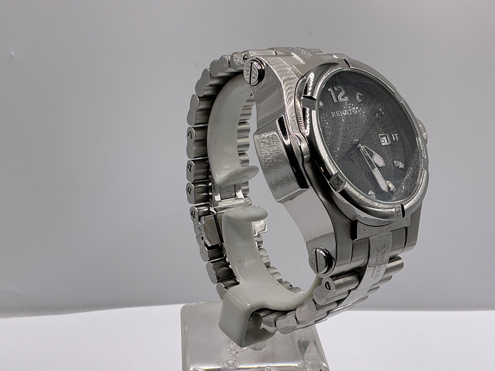 Renató T-Rex Swiss ETA 2824 Automatic LE# 387/672 Gray Sunburst Dial 300M Watch