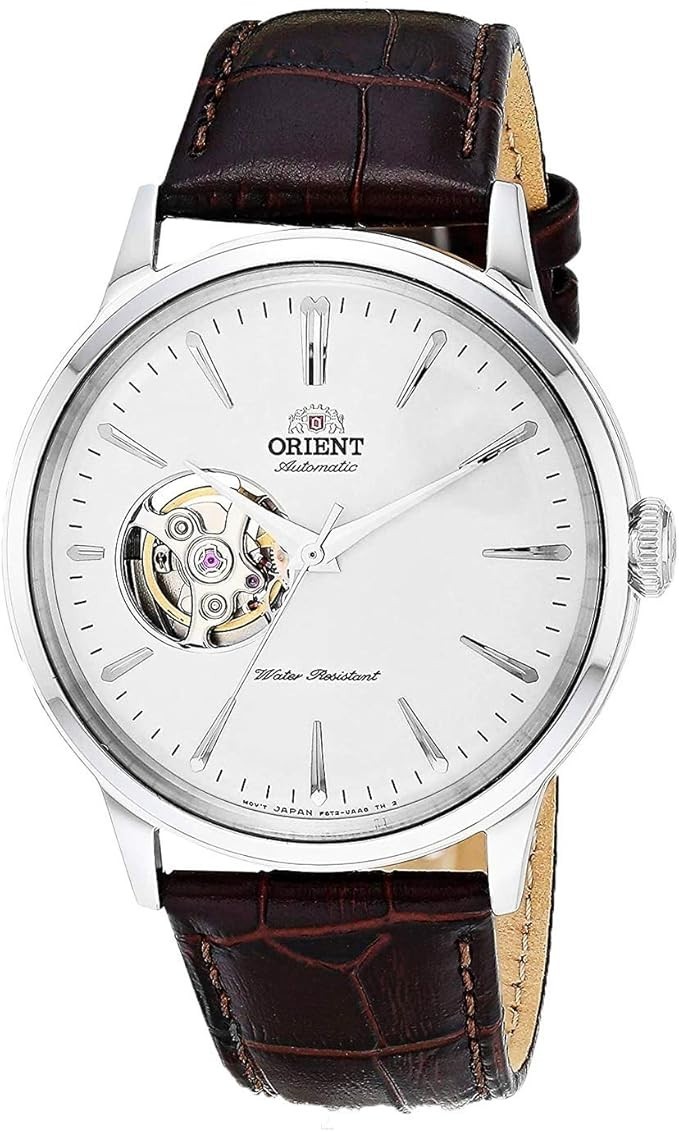Orient Men’s Bambino Open Heart Automatic Watch – RA-AG0002S30B NEW