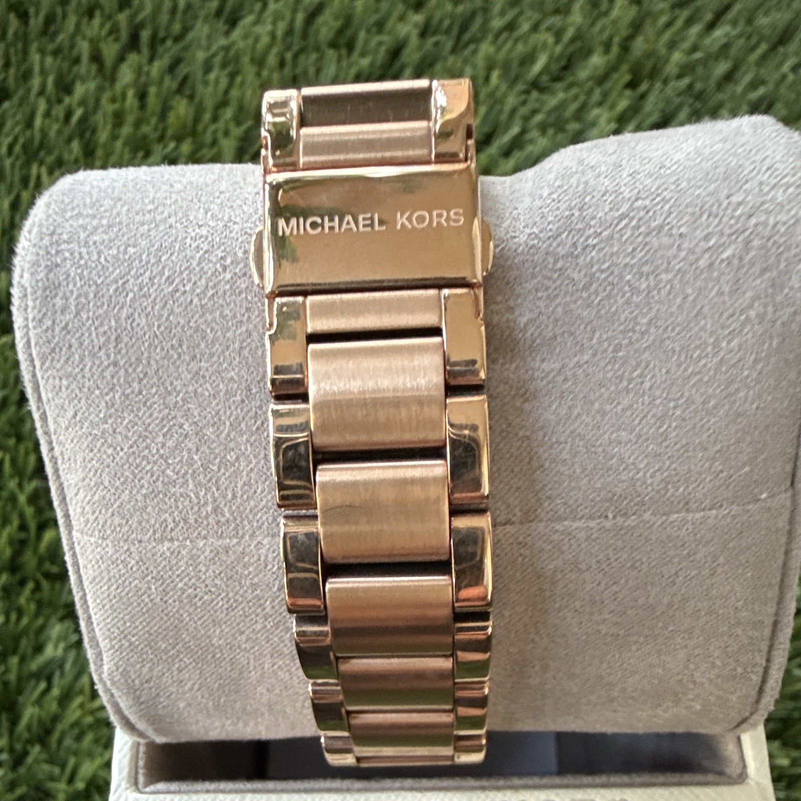 Michael Kors MK5263 Rose Gold Quartz Chronograph Date 38mm 50m Box Manual
