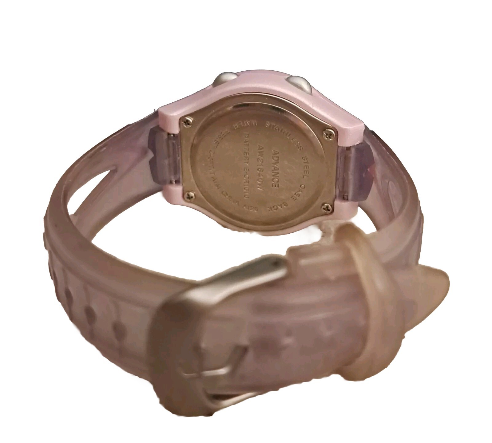 Women’s/Teen’s Advance Purple Sport LCD Retro Watch New Battery