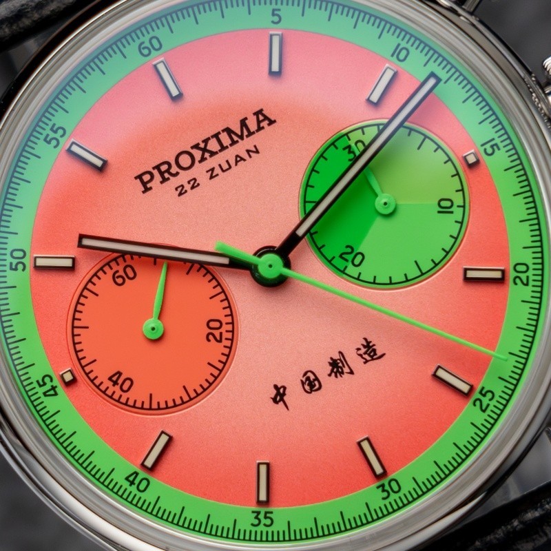Proxima Men Chronograph Watch 39mm Manual Winding Mechanical Wristwatch ST1902