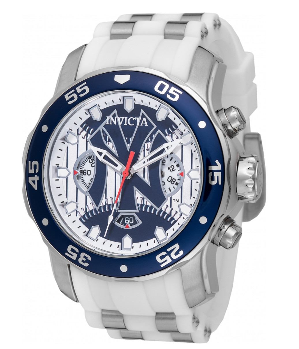 Invicta MLB New York Yankees Men’s 48mm Limited Blue Chrono Watch 49874