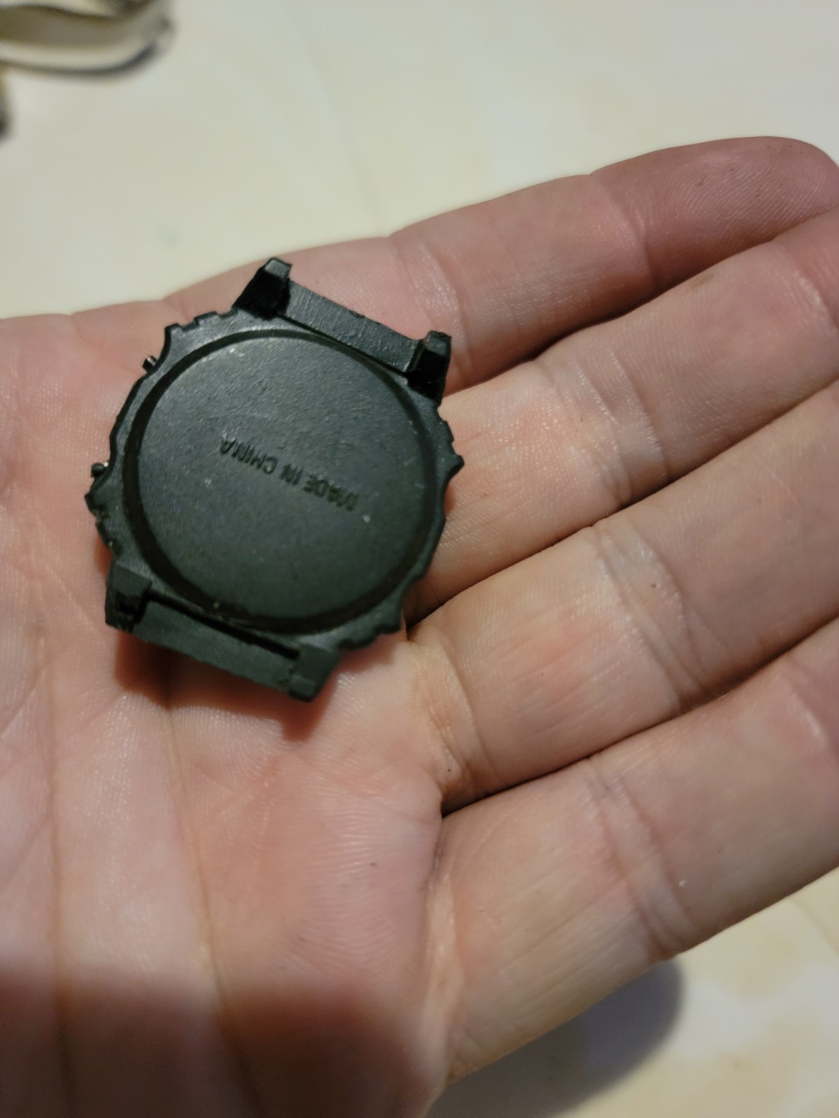 His & Hers Las Vegas Quartz Digital Watch Black Collectible Face Only Needs Batt