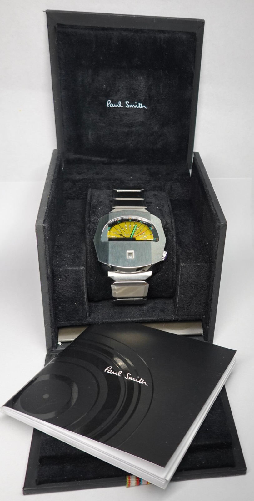 PAUL SMITH «SPEEDOMETER» PS 20 SWISS Green Watch. Sapphire Crystal. RARE