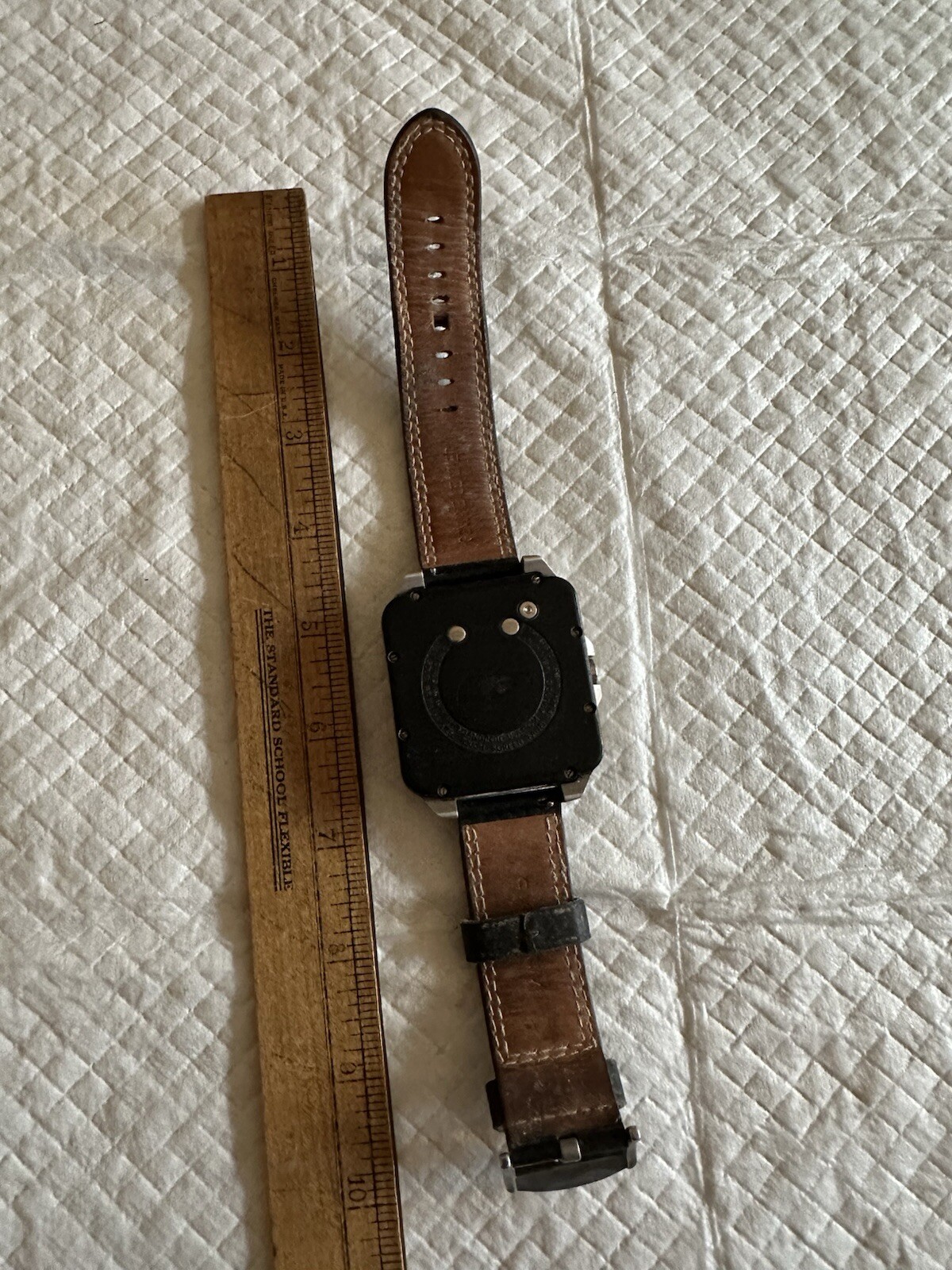 Android Galactopus Watch 316L Solid Stainless Steel AD551 with Leather Strap