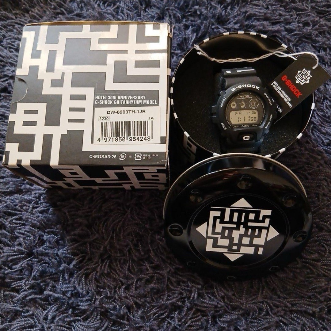CASIO G-SHOCK DW-6900TH-1 Tomoyasu Hotei 30th Anniversary GUITARHYTHM Boxed