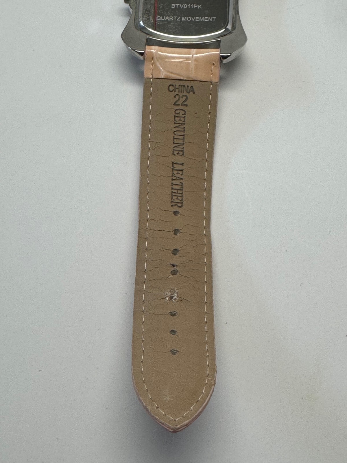 Brighton BTV011PK Women’s Tan Crocodile Leather Analog Dial Quartz Wrist Watch