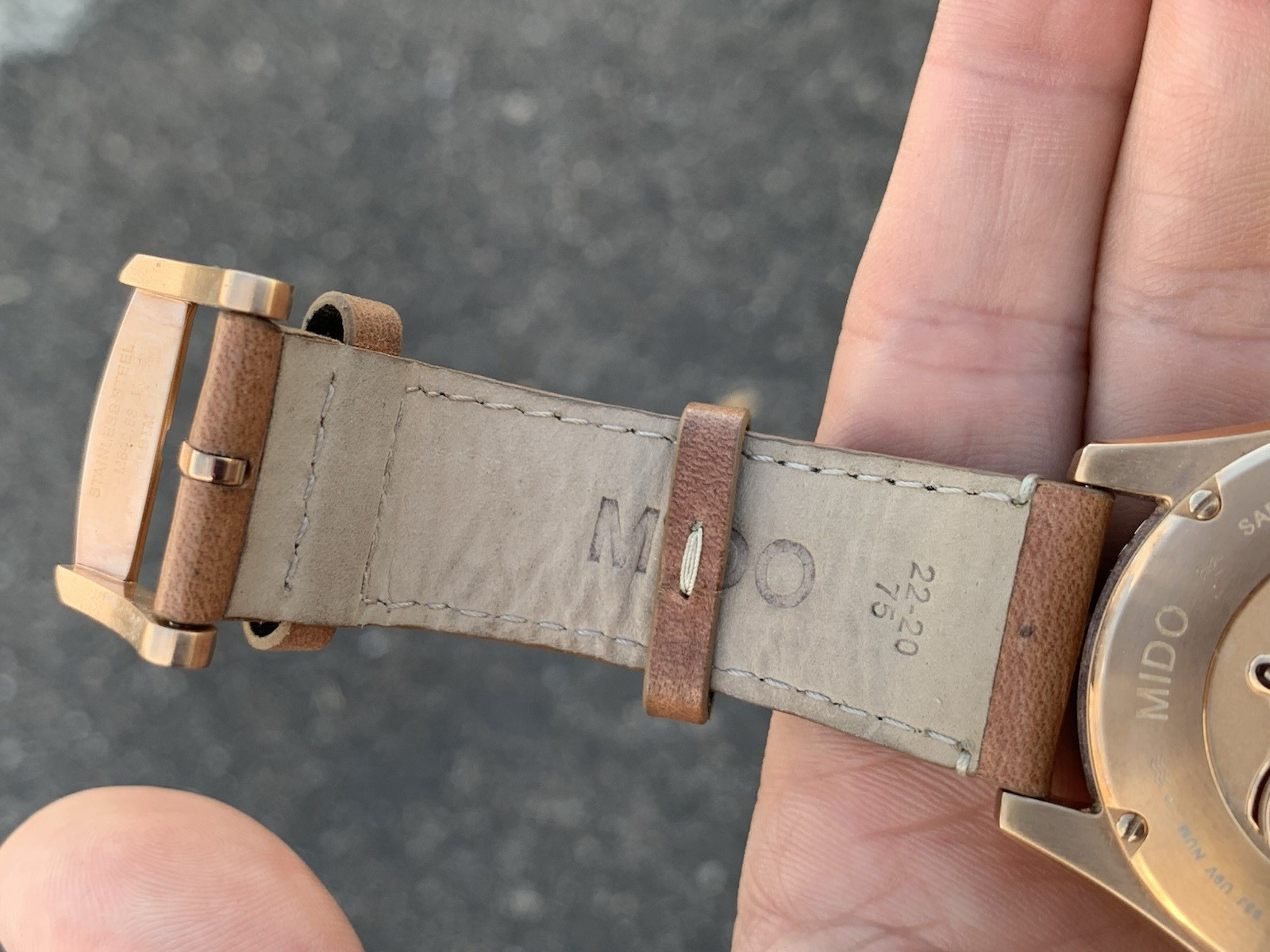 Mido Ocean Star Rose Gold Stanless Steel Green Automatic Watch