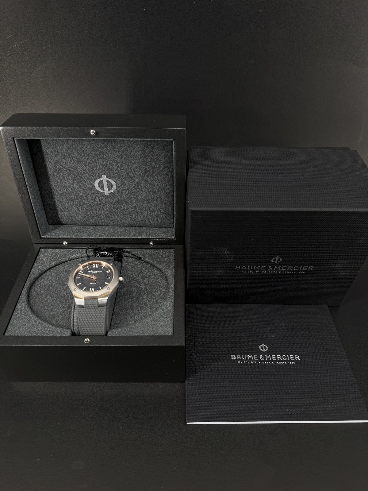Baume & Mercier Riviera M0A10720 Skeleton Auto PG/SS Watch Box