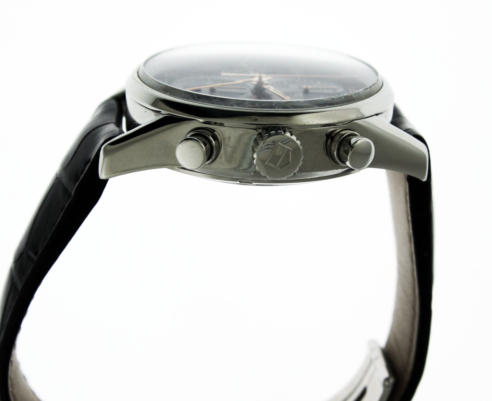 Tag Heuer Carrera Cal 1887 CR2014-0 43mm Steel Black Dial Automatic Watch