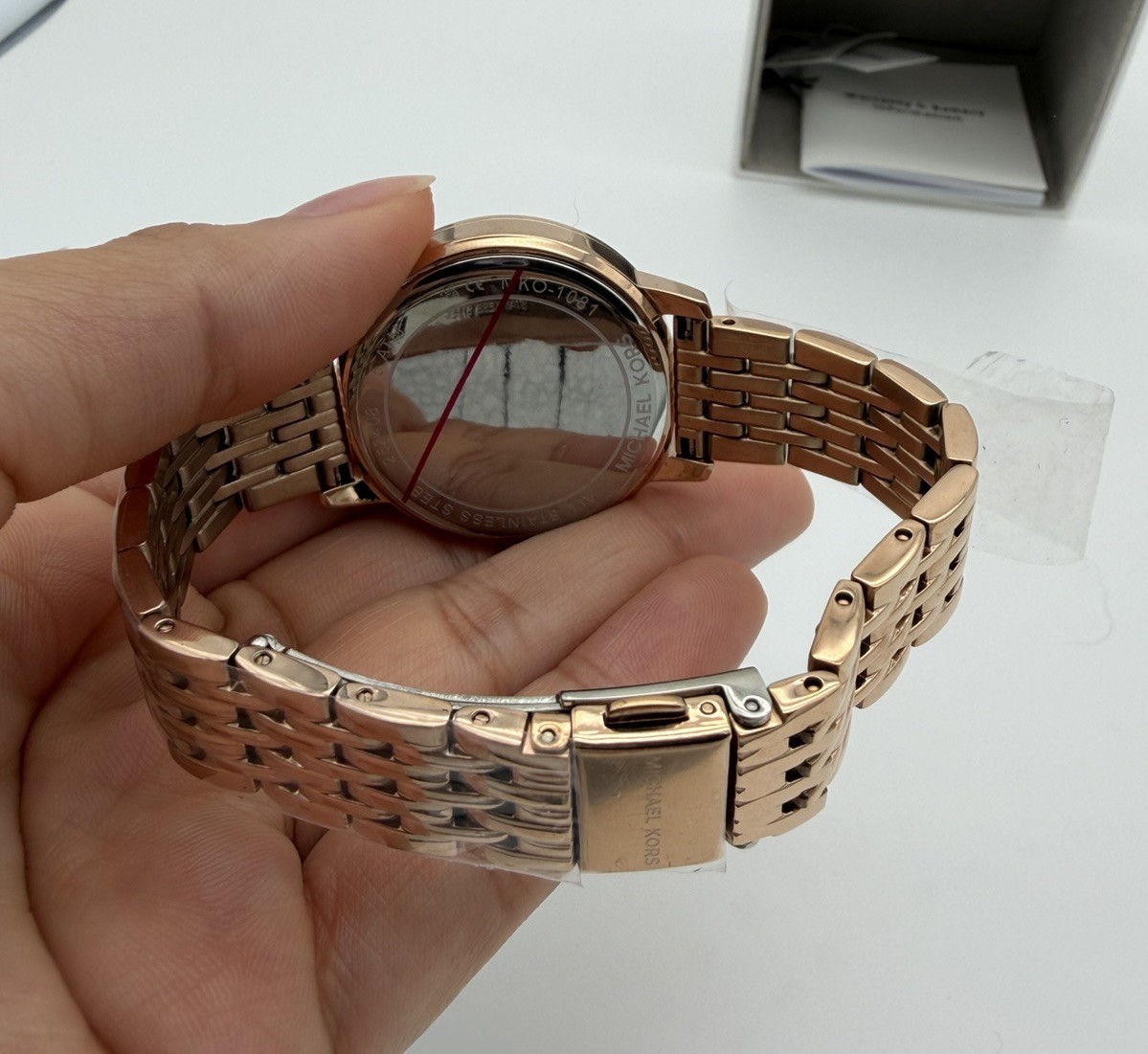 Michael Kors MK01081 Multifunction Quartz Rose Gold SS 35mm w/ Box Papers