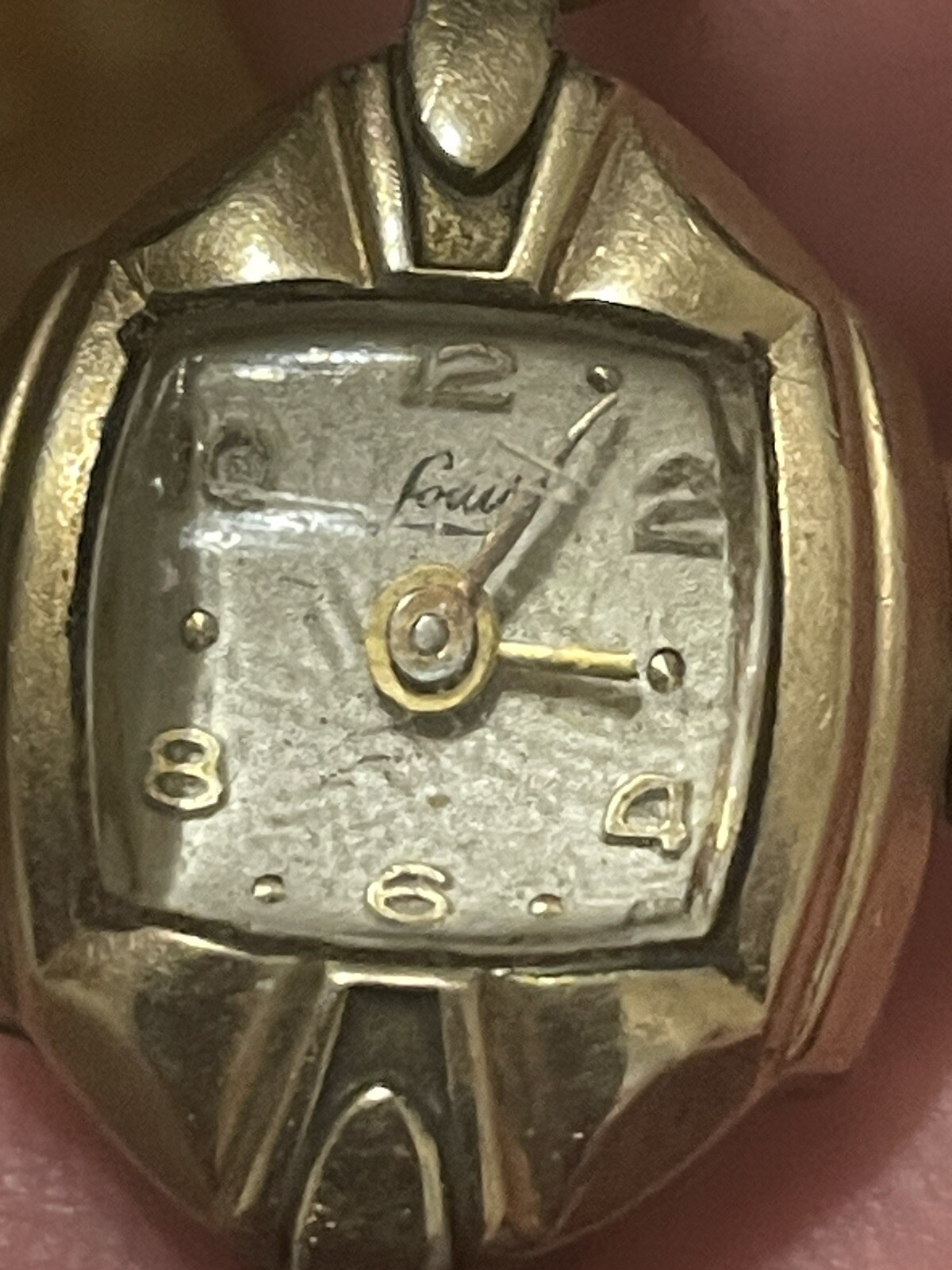 Ladies 17 Jewel Louis Swiss Made 1/20 10kGF FINESSES USA Band Tested Running