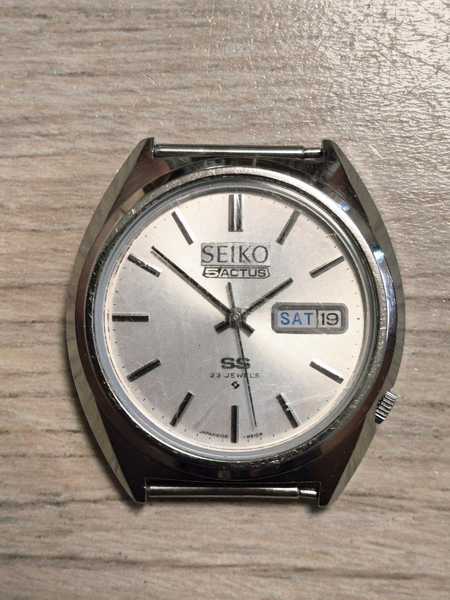 Seiko Five Actus SEIKO Manual Wind Automatic Vintage Stick On Antique Old