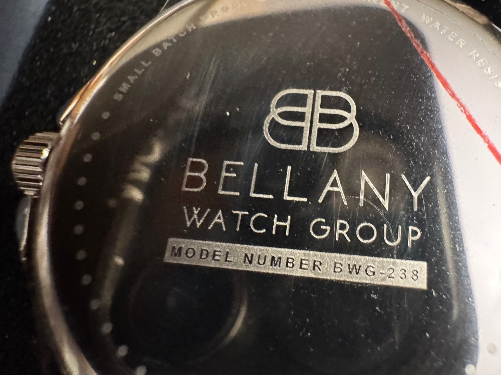 NEW Bellany Watch Group Men’s Watch Black Band Model BWG-238 w/Original Box