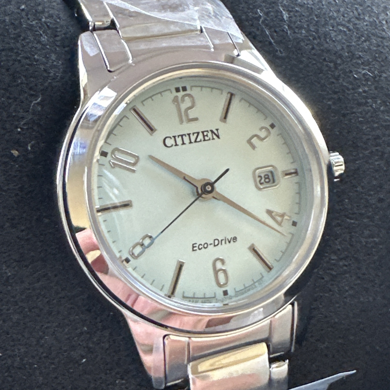 Citizen Lady Eco-Drive Green Dial Watch FE1241-71X