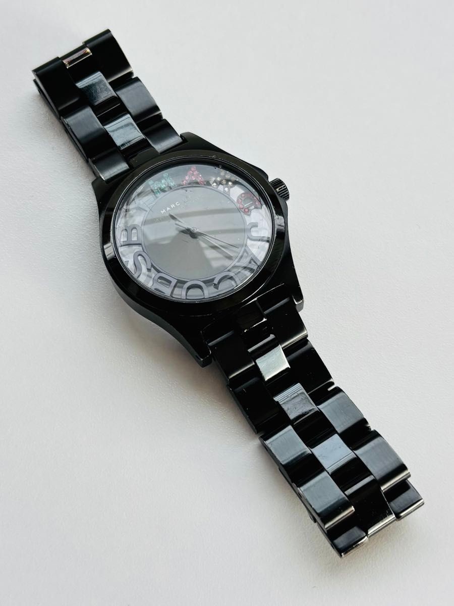 New Battery Marc by Marc Jacobs Henry Skeleton Black