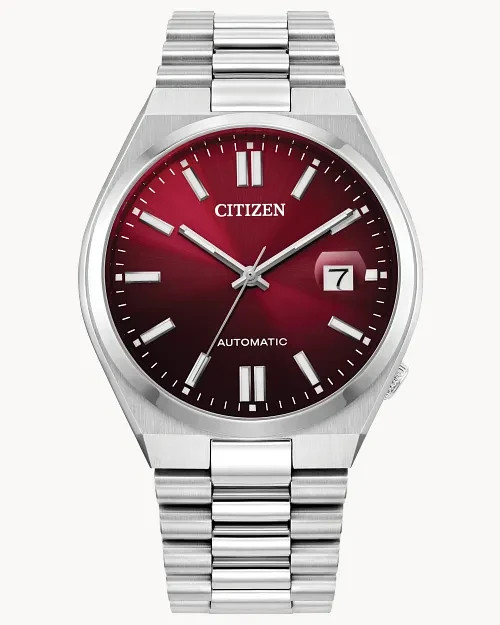 Citizen Tsuyosa 40mm Automatic Watch Red Dial NJ0150-56W