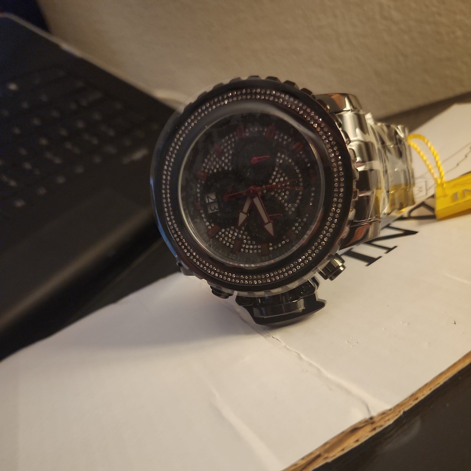 Invicta Black Label Pro-Diver Sea Hunter certified 1.7 carat 422 diamonds style