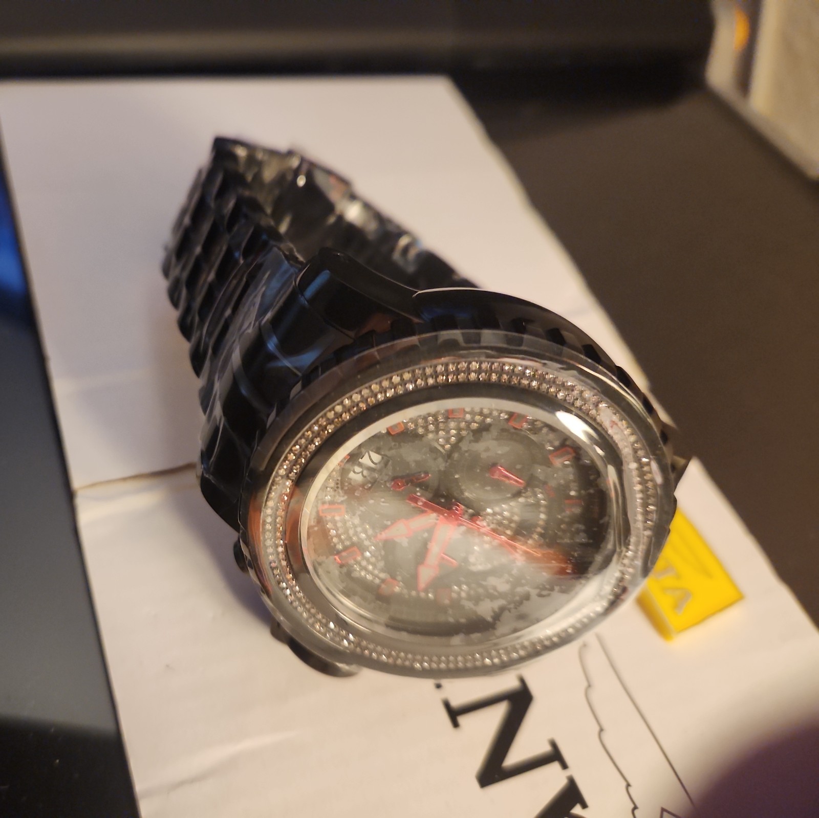 Invicta Black Label Pro-Diver Sea Hunter certified 1.7 carat 422 diamonds style