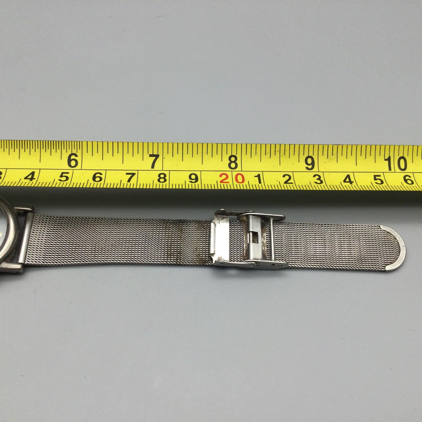 Boccia Titanium Watch Mens 33mm Silver Mesh Swiss 3 BAR Adj Band New Battery