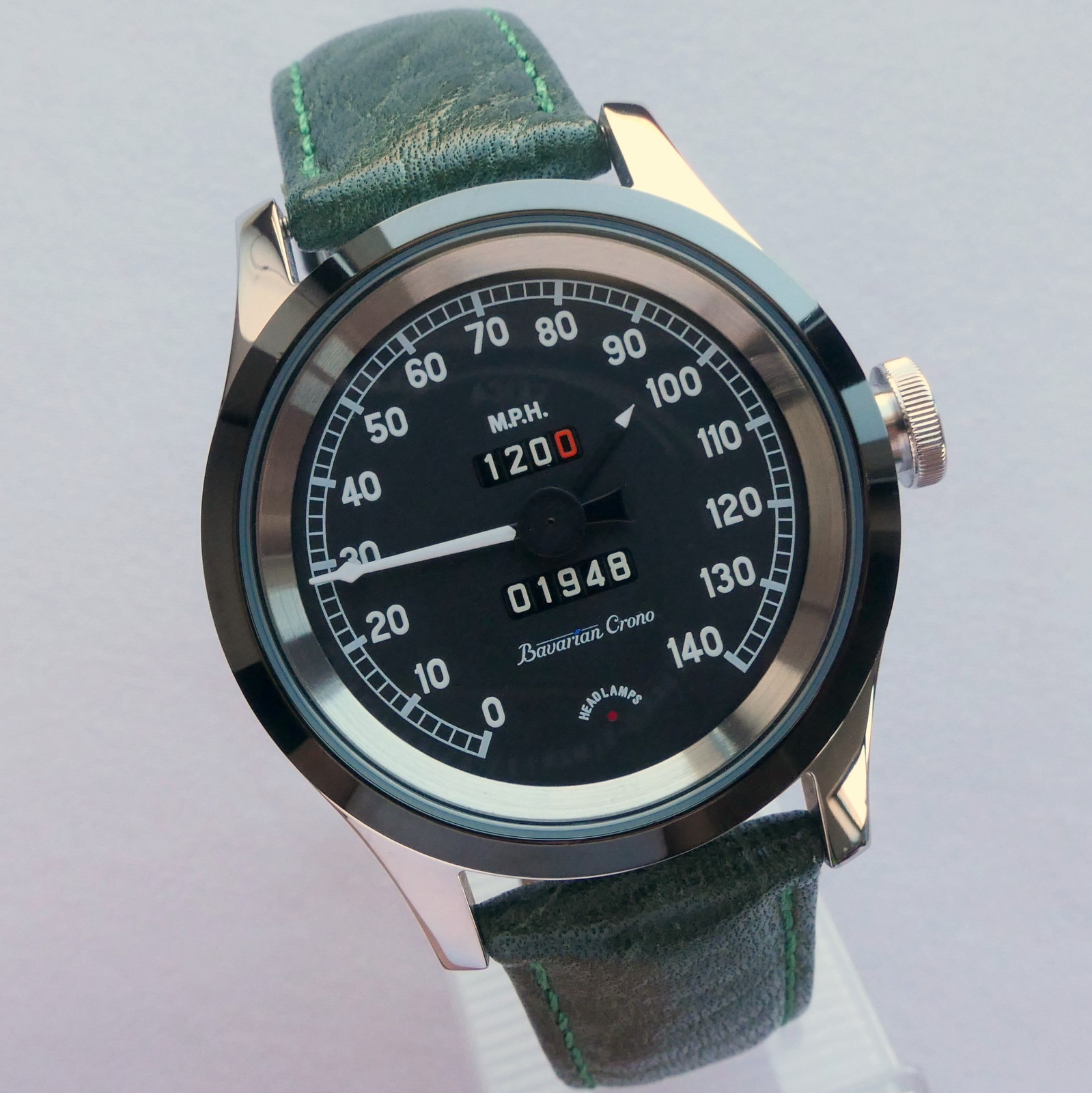 Jaguar XK120 XK 120 Classic British Sport Car Speedometer Accessory Swiss Watch