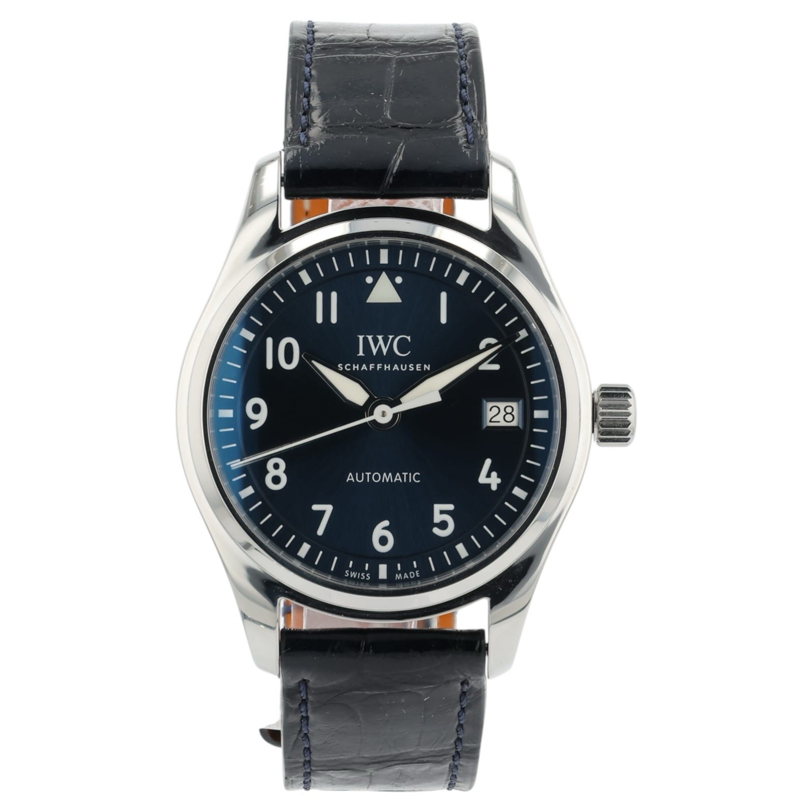 IWC Mark Pilot Blue Dial Stainless Steel 36mm Automatic Men’s Watch IW324008