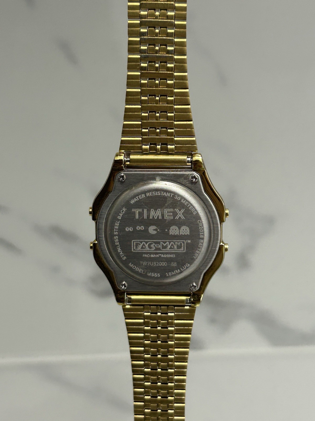 Timex T80 Limited Edition Gold Digital PAC-MAN Watch