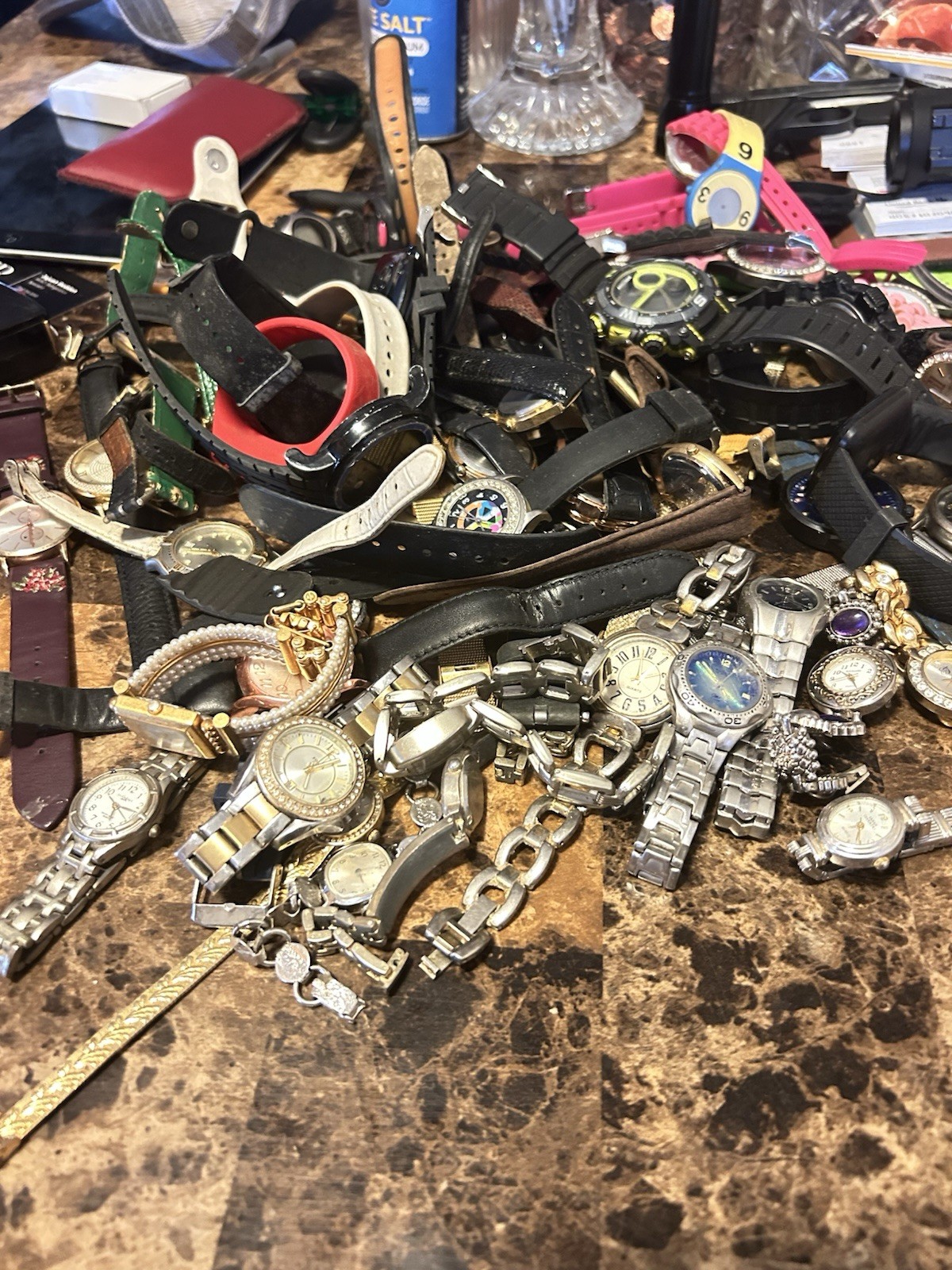 Men and Women Watch Lot of 65. Various Brands. Metal and Plastic Untested As Is