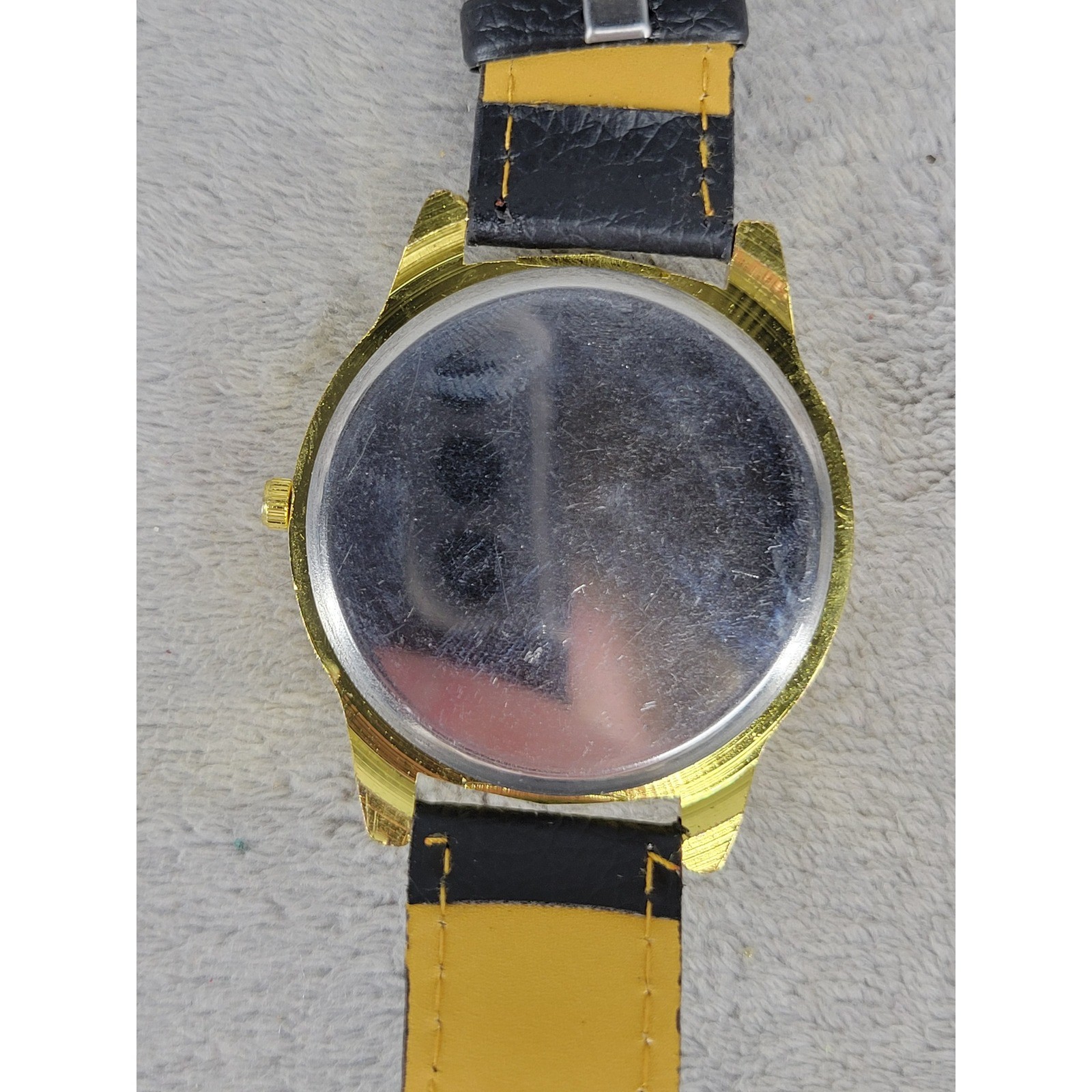 Geneva Women’s Gold Tone Rhinestone Roman Numeral Watch – Needs Battery