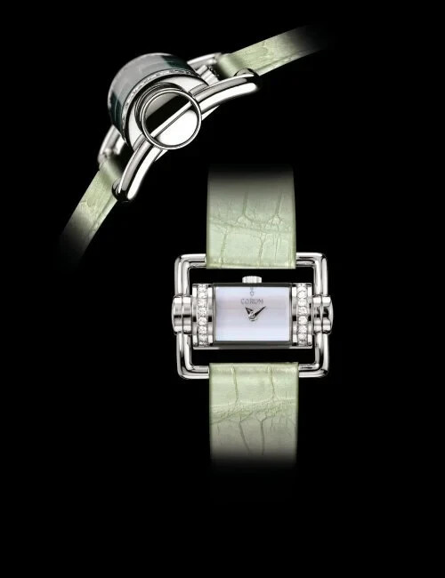 Corum ladies womans Horizontal Diamond jewellery watch lv 130.330.47 £3950