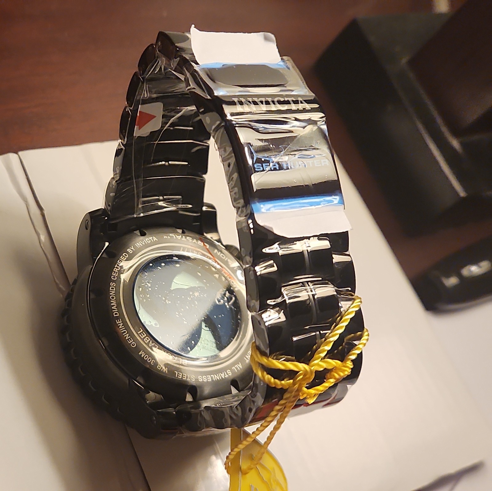 Invicta Black Label Pro-Diver Sea Hunter certified 1.7 carat 422 diamonds style