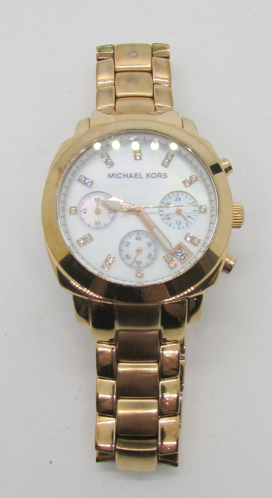Michael Kors MK-5336 35mm Gold Tone Quartz Wrist Watch With Box