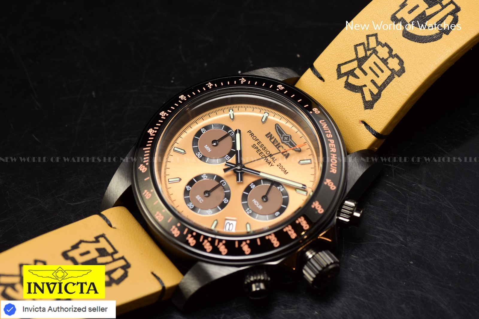 Invicta Men’s 46903 Pro Diver 43mm Black Stainless Steel Quartz Watch