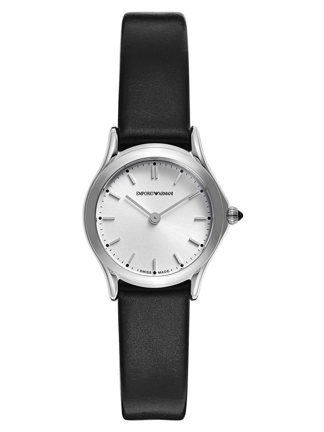 Emporio Armani Women’s Silver Dial Leather Strap Watch – ARS7200 ($695 MSRP)